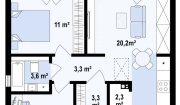 dom wolnostojący Strzyżewo Paczkowe Łukaszewko