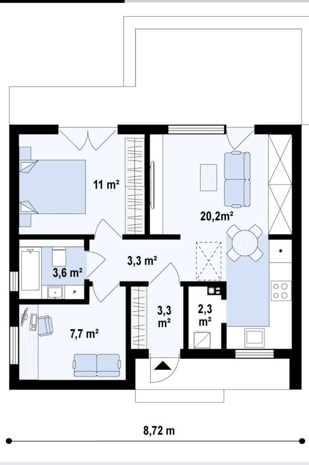 dom wolnostojący Strzyżewo Paczkowe Łukaszewko. Zdjęcie 7