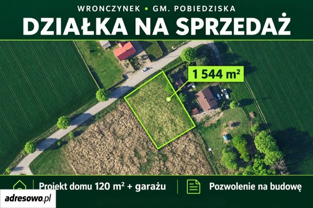 Działka budowlana Wronczynek, ul. Opieńkowa. Zdjęcie 1