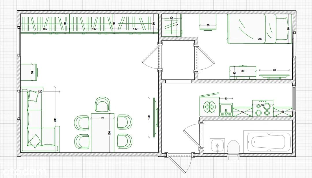 Mieszkanie 2-pokojowe Ruda Śląska Nowy Bytom, ul. Konstantego Damrota. Zdjęcie 4