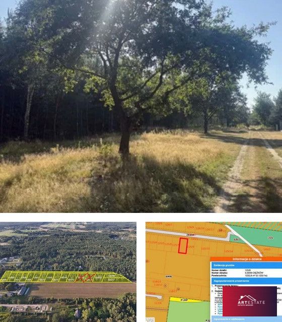 Działka budowlana Ciężków. Zdjęcie 4