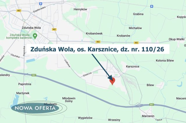 Działka siedliskowa Zduńska Wola, ul. Sportowa. Zdjęcie 11