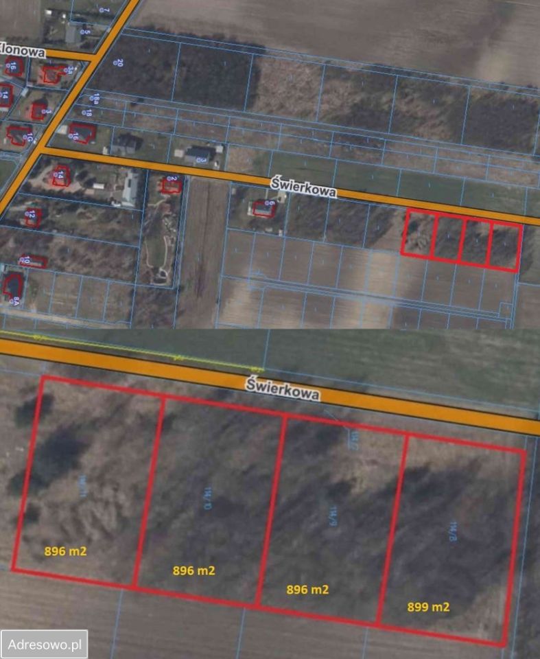 Działka rolno-budowlana Maków, ul. Świerkowa. Zdjęcie 3