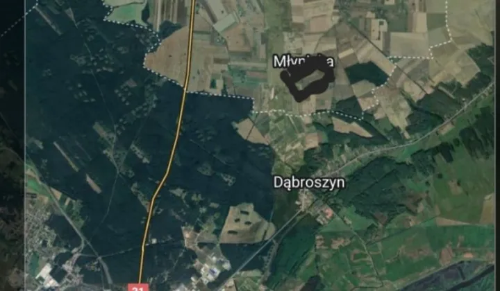 Działka budowlana Kostrzyn nad Odrą, Młyniska