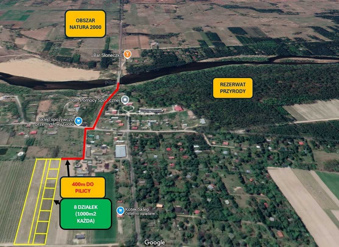 Działka rekreacyjna Tomczyce