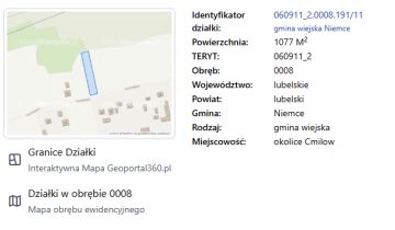 Działka rolna Jakubowice Konińskie, ul. Starowiejska