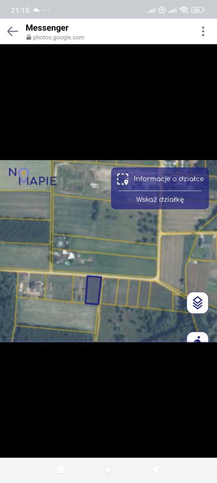 Działka rolno-budowlana Zalesie, ul. Polna