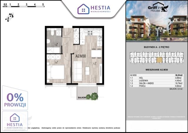 Mieszkanie 2-pokojowe Stargard, ul. Szarych Szeregów. Zdjęcie 7