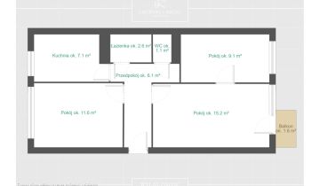 Mieszkanie 3-pokojowe Poznań Winogrady, os. Przyjaźni