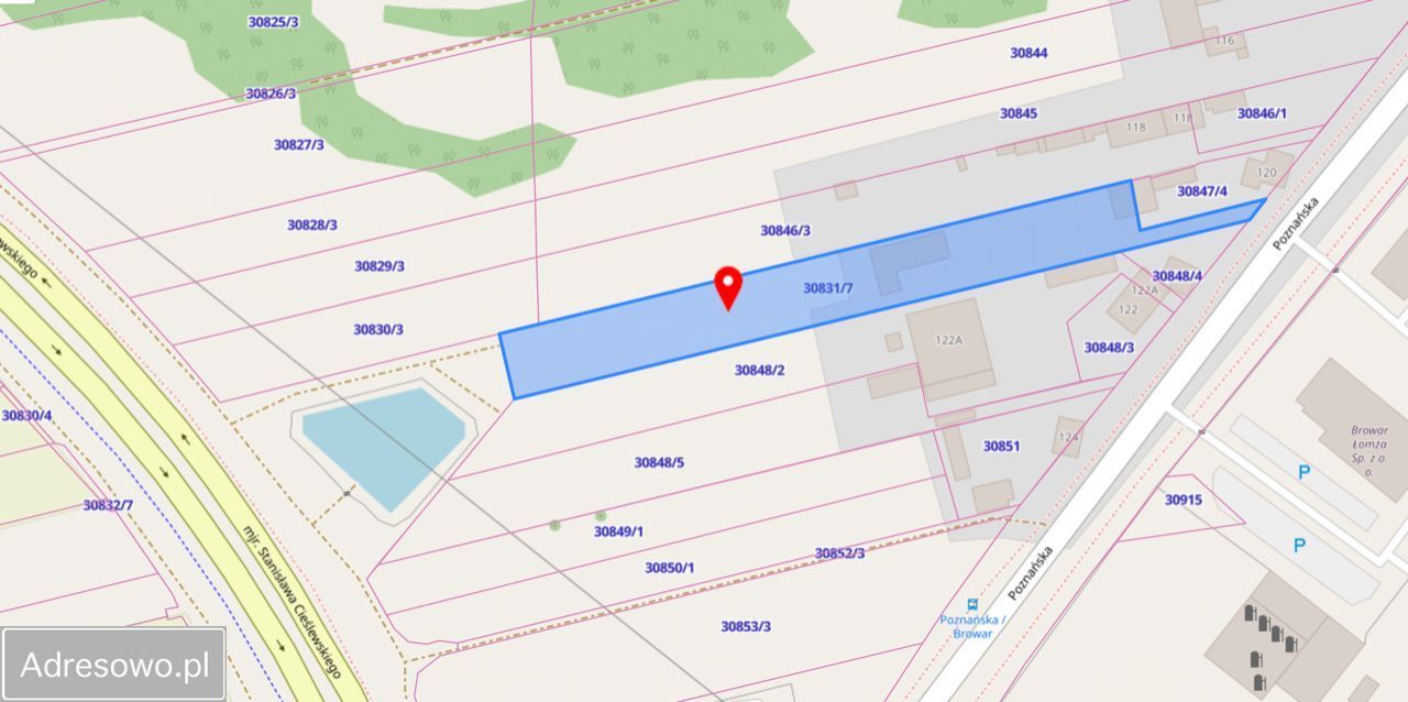 Działka inwestycyjna Łomża Kraska, ul. Poznańska. Zdjęcie 3