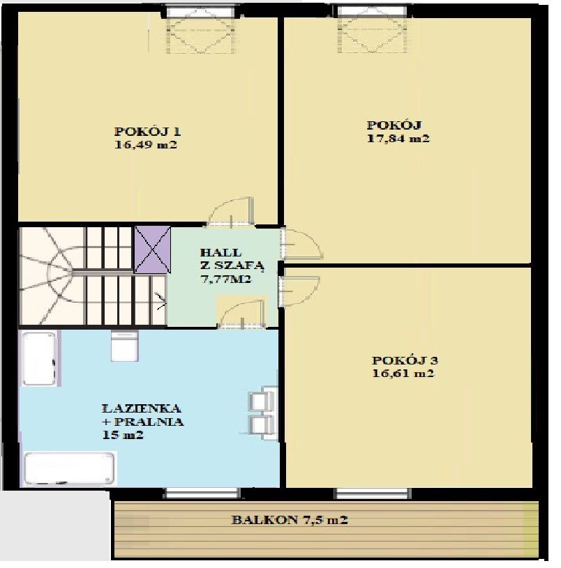dom szeregowy, 4 pokoje Białystok Starosielce, ul. Klepacka. Zdjęcie 9