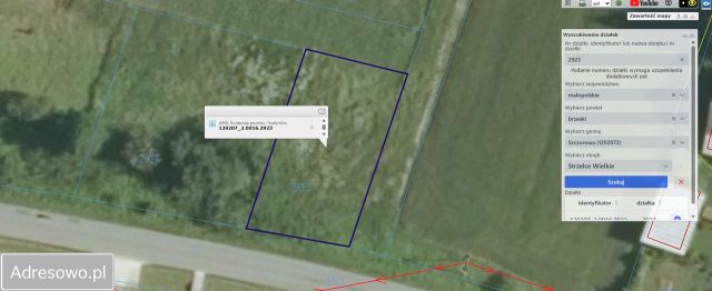 Działka budowlana Strzelce Wielkie. Zdjęcie 1
