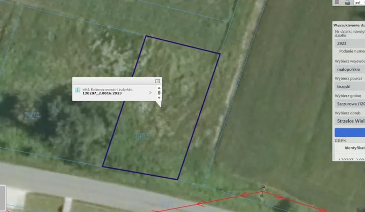 Działka budowlana Strzelce Wielkie