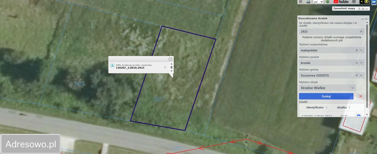 Działka budowlana Strzelce Wielkie