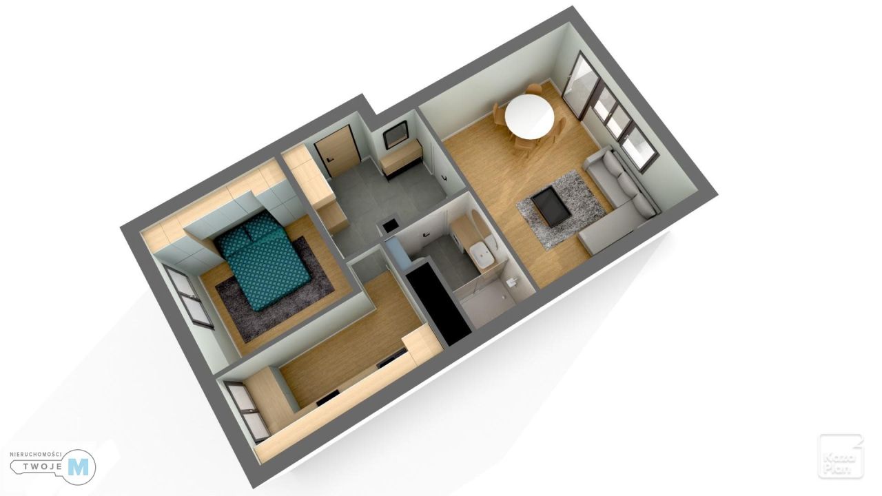 Mieszkanie 2-pokojowe Kielce Bocianek, ul. Stanisława Wyspiańskiego. Zdjęcie 14