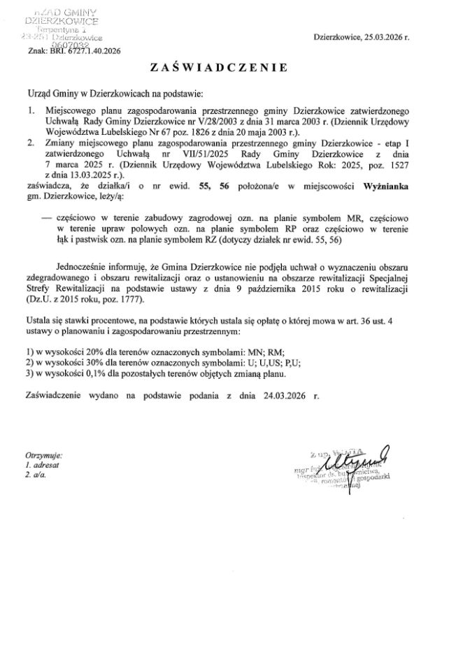 Działka rolno-budowlana Wyżnianka. Zdjęcie 2