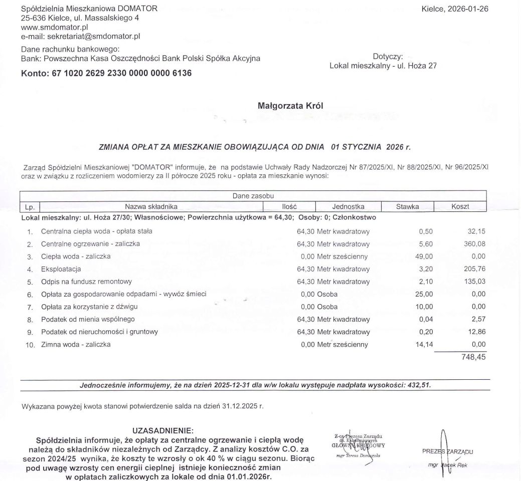 Mieszkanie 2-pokojowe Kielce Czarnów, ul. Hoża. Zdjęcie 13