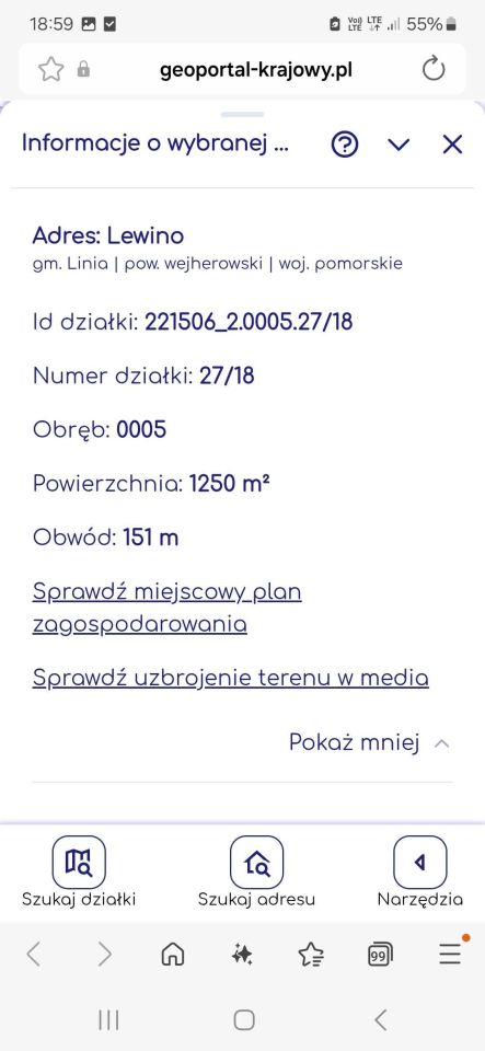 Działka budowlana Lewinko. Zdjęcie 2