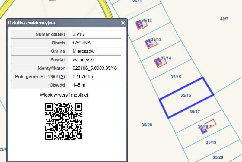 Działka rekreacyjna Łączna. Zdjęcie 3