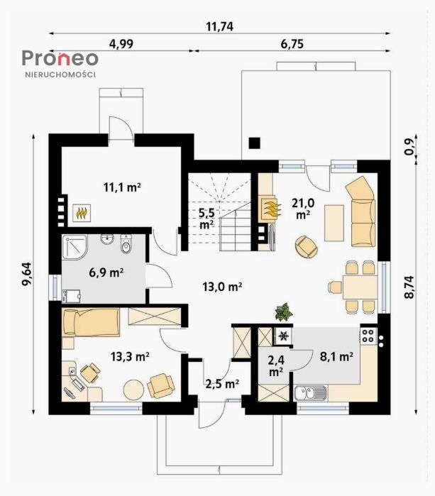 dom wolnostojący, 5 pokoi Święciec. Zdjęcie 19