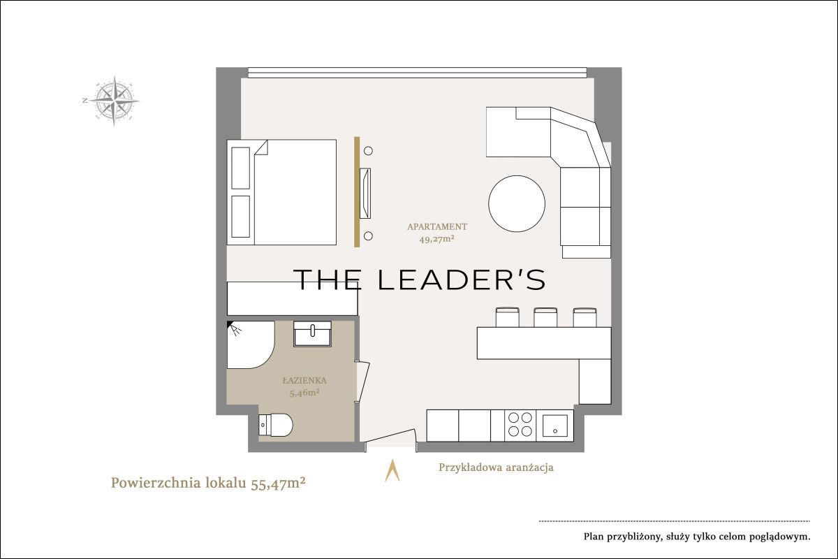 Mieszkanie 2-pokojowe Warszawa Śródmieście, al. Jana Pawła II. Zdjęcie 5