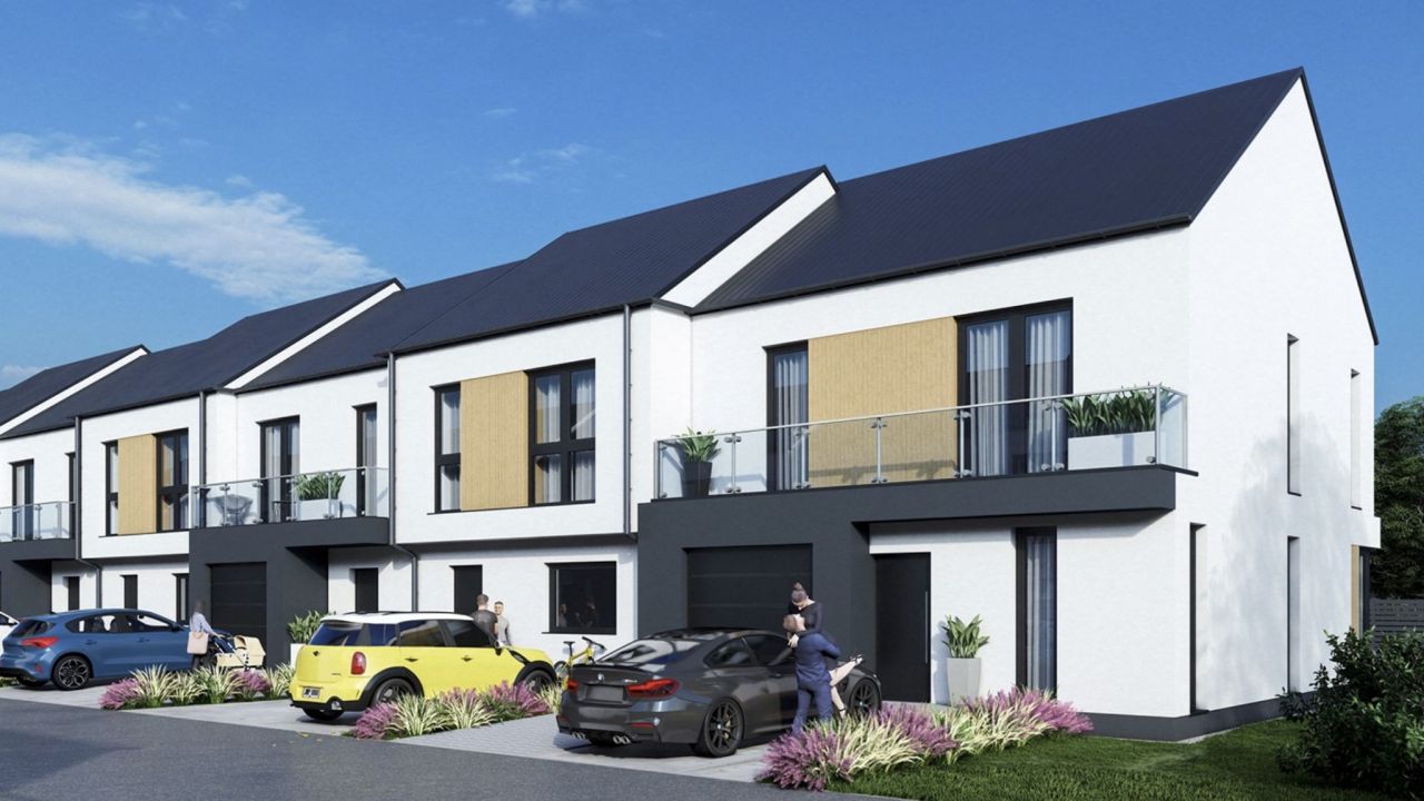 dom szeregowy, 5 pokoi Głosków. Zdjęcie 2