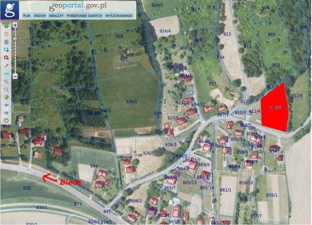 Działka budowlana Skołyszyn Lisówek. Zdjęcie 1