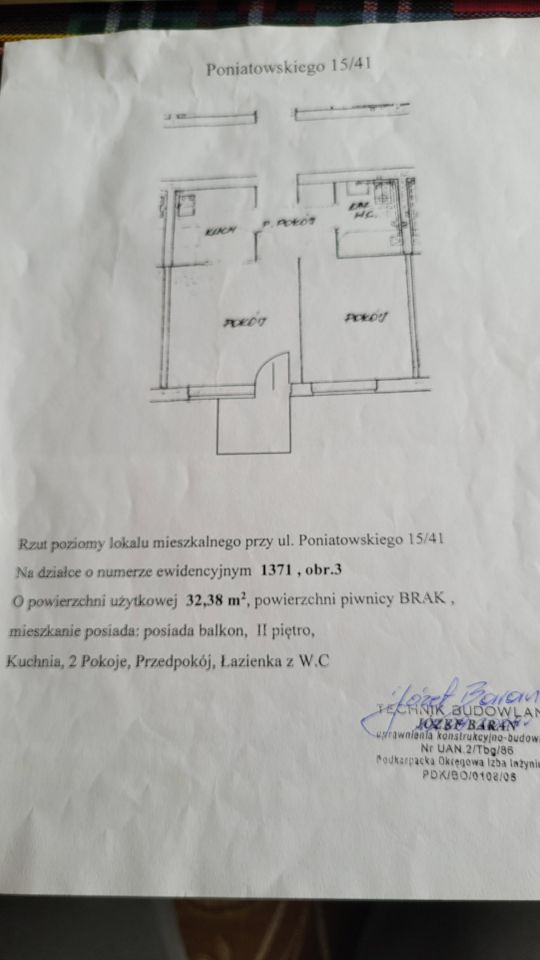 Mieszkanie 2-pokojowe Stalowa Wola, ul. Józefa Poniatowskiego. Zdjęcie 1