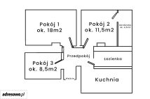 Mieszkanie 3-pokojowe Wrocław Krzyki, ul. Ślężna. Zdjęcie 3