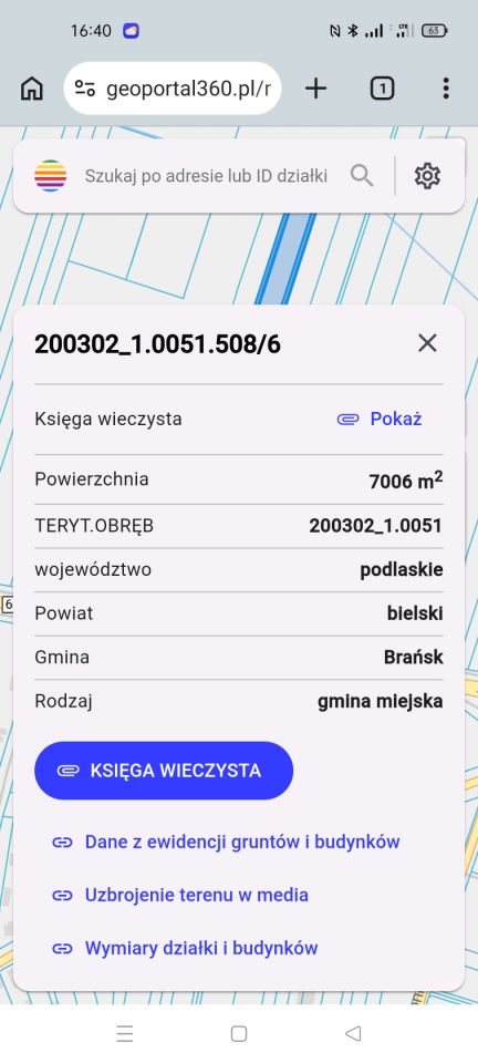 Działka budowlana Brańsk, ul. Armii Krajowej. Zdjęcie 1