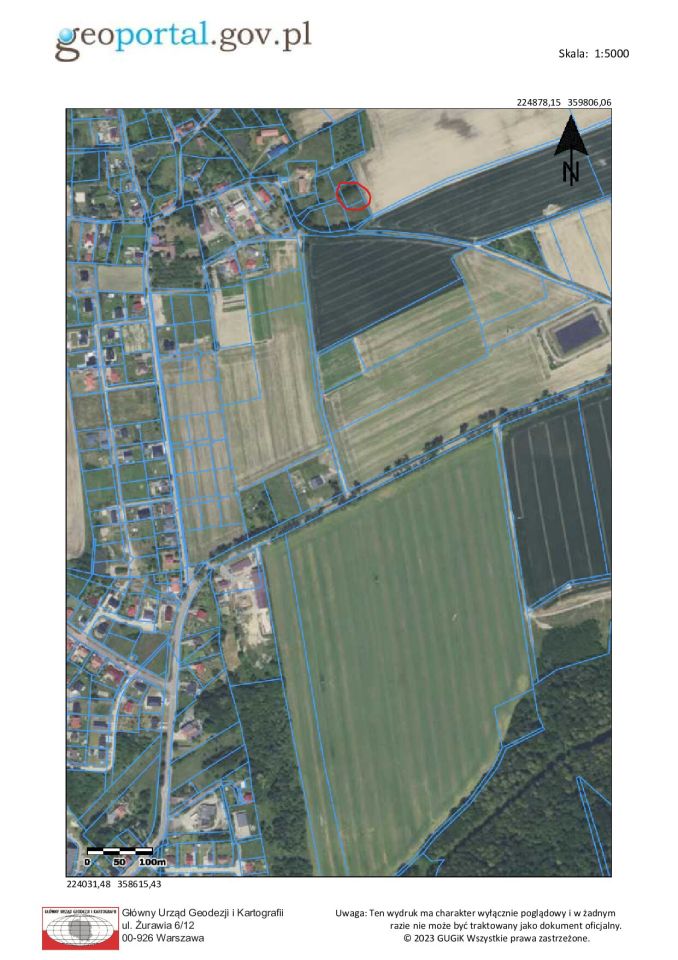 Działka budowlana Skrzydlice. Zdjęcie 2