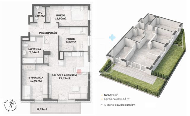 Mieszkanie 4-pokojowe Łódź Polesie, ul. Ogrodowa. Zdjęcie 5
