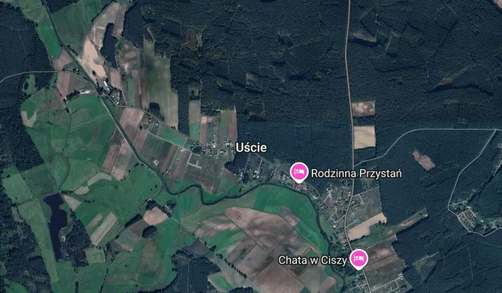 Działka rekreacyjna Uście