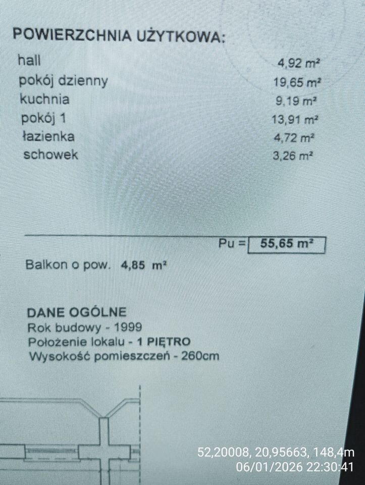 Mieszkanie 2-pokojowe Warszawa Ochota, ul. Włodarzewska. Zdjęcie 14
