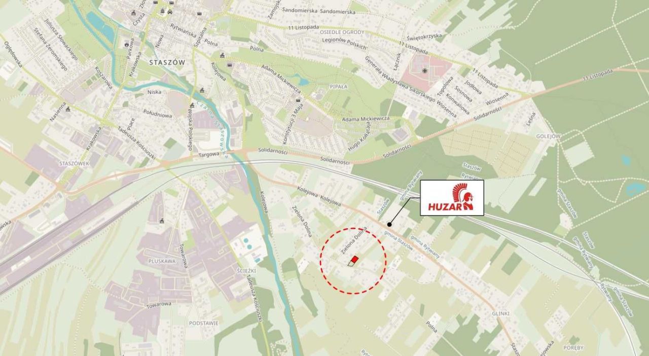 Działka budowlana Staszów. Zdjęcie 2