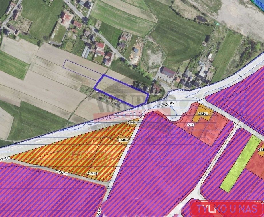 Działka budowlana Schodnia, ul. Powstańców Śląskich. Zdjęcie 5