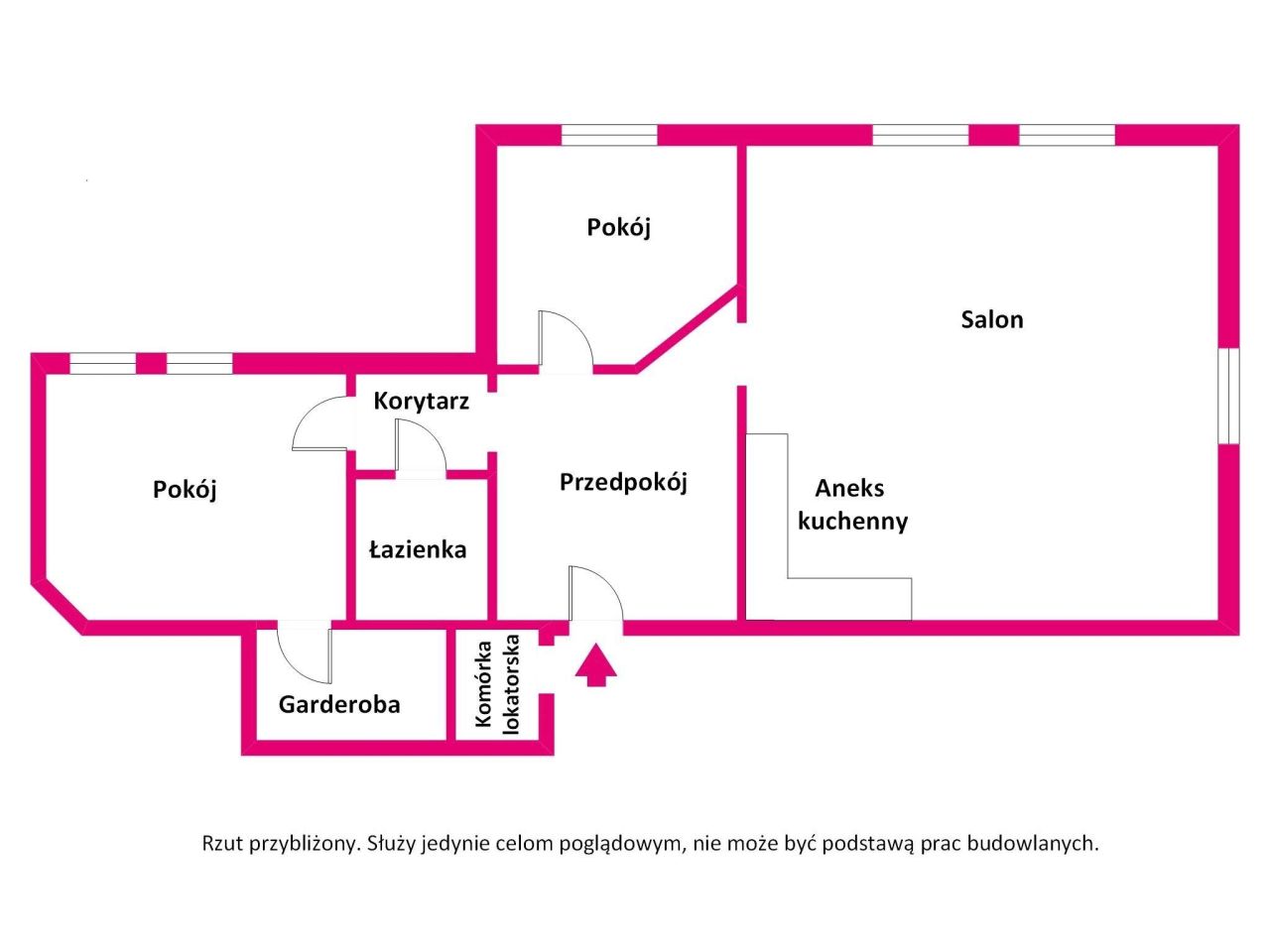 Mieszkanie 3-pokojowe Głuszyca Górna, ul. Kłodzka. Zdjęcie 14