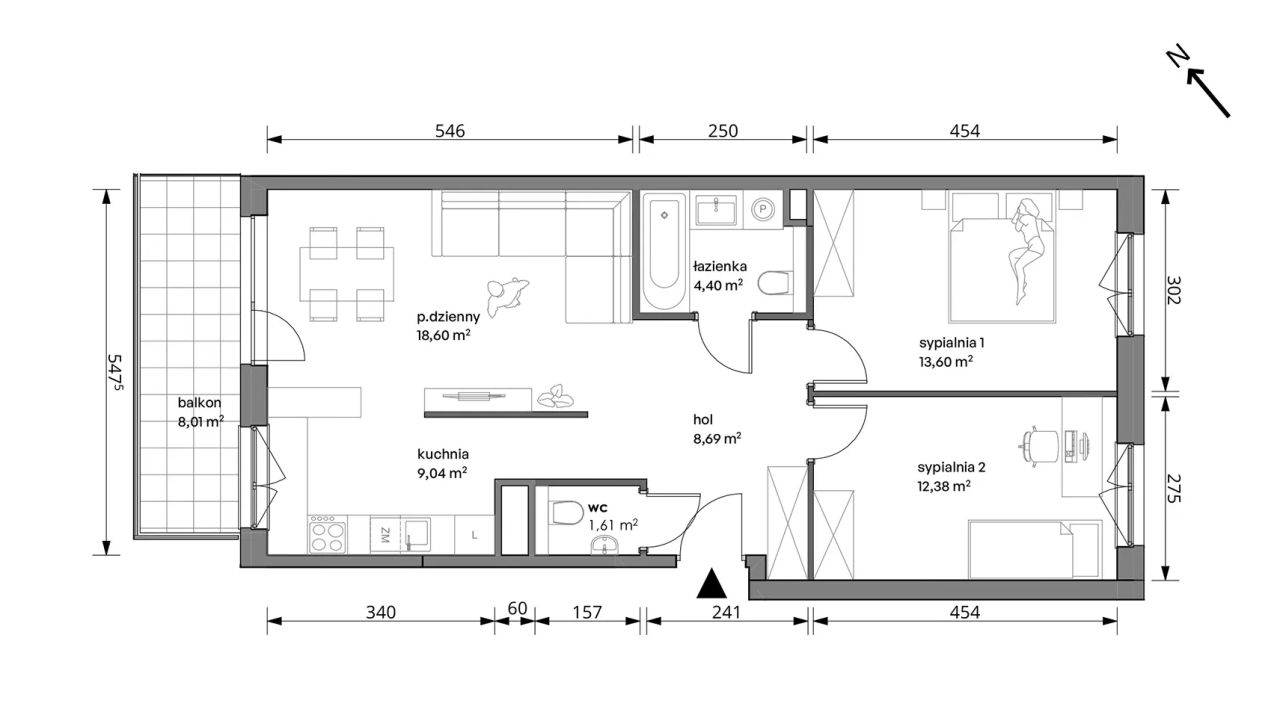 Mieszkanie 3-pokojowe Warszawa Włochy, ul. Trzcinowa. Zdjęcie 7