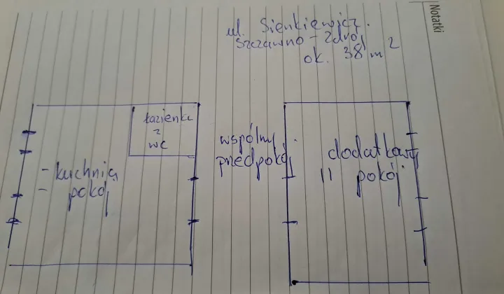 Mieszkanie 2-pokojowe Szczawno-Zdrój