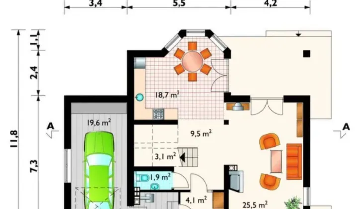 dom wolnostojący, 4 pokoje Uher