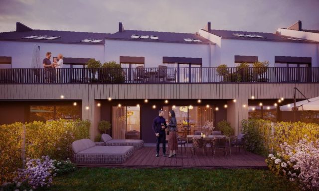 dom szeregowy, 5 pokoi Wrocław, ul. gen. Tadeusza Kutrzeby. Zdjęcie 3