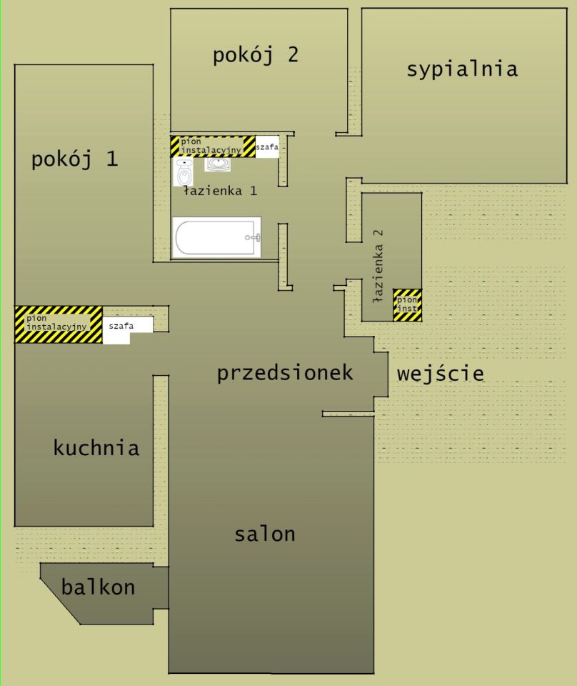 Mieszkanie 4-pokojowe Szczecin Zdroje, ul. Torfowa. Zdjęcie 18