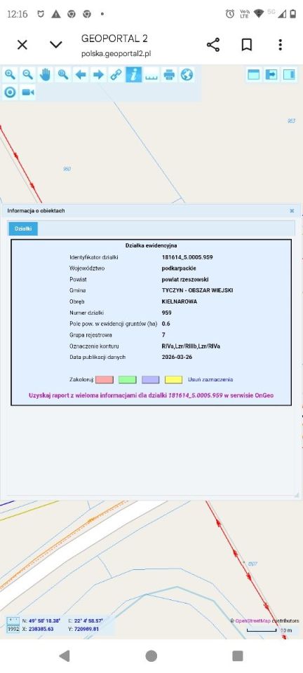 Działka rolno-budowlana Kielnarowa. Zdjęcie 2