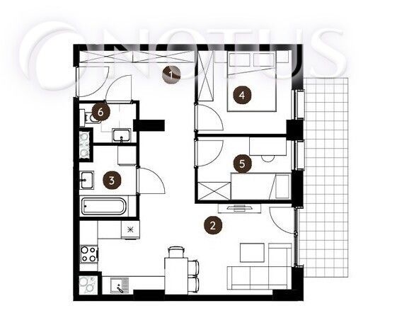 Mieszkanie 3-pokojowe Katowice, al. Wojciecha Korfantego. Zdjęcie 4