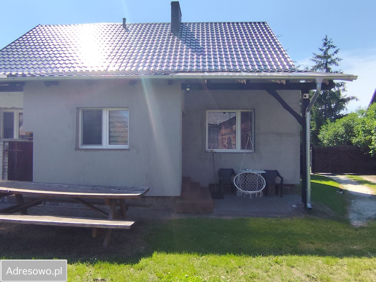 dom wolnostojący, 4 pokoje Dłużyna, ul. Leśna. Zdjęcie 1