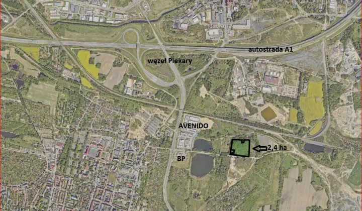 Działka inwestycyjna Bytom Rozbark, ul. Kędzierzyńska