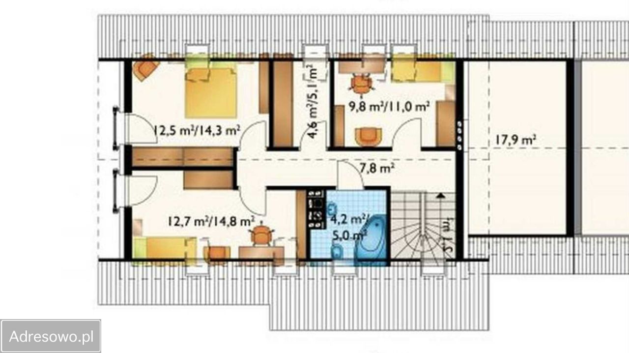 bliźniak, 5 pokoi Baniocha, ul. Piwna. Zdjęcie 8