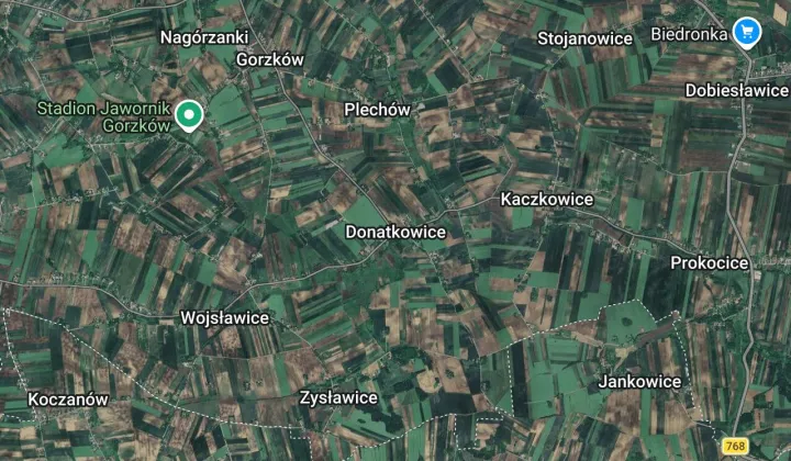 Działka rolna Donatkowice