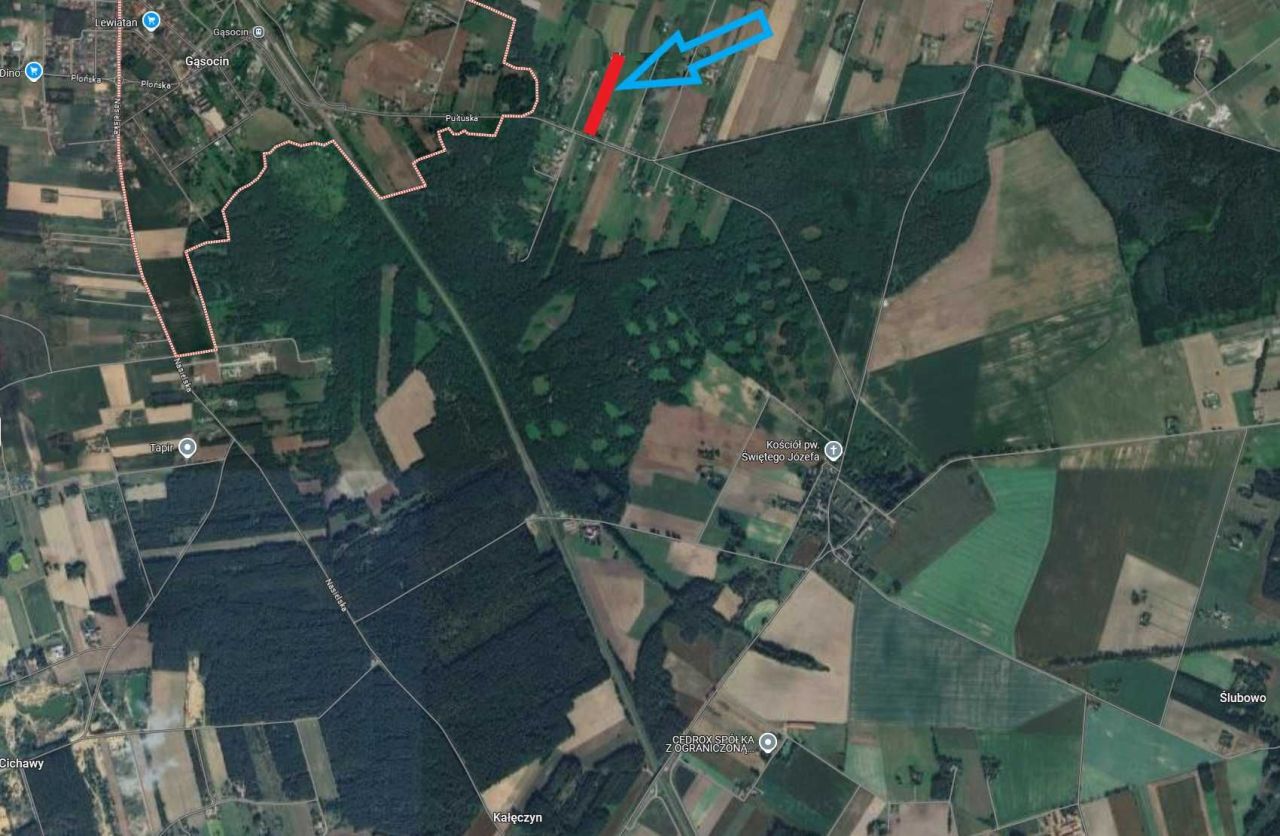 Działka rolno-budowlana Gąsocin, ul. Pułtuska. Zdjęcie 2