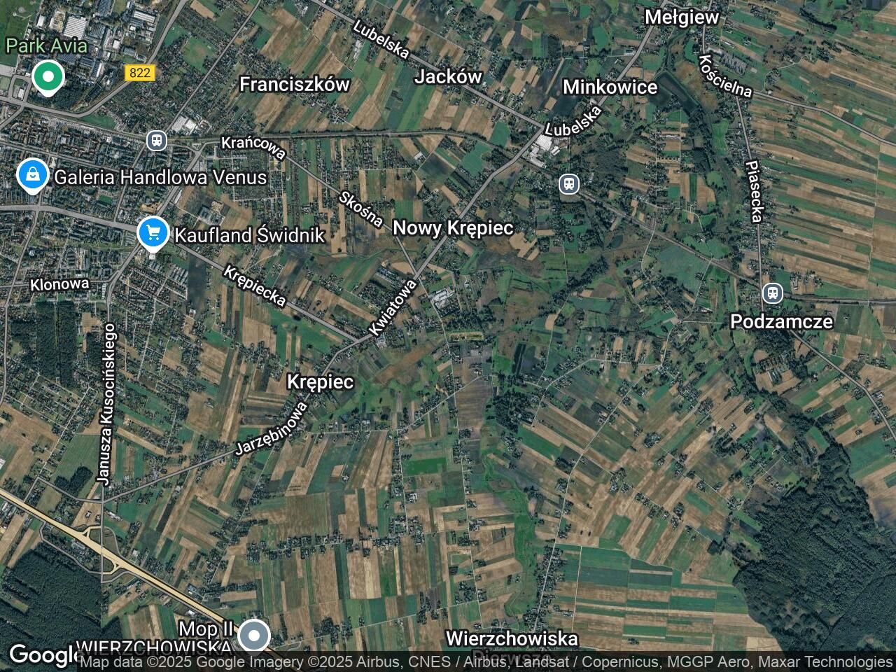 Działka rolno-budowlana Krępiec, ul. Spacerowa